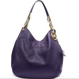 Purple Hobo Handbag